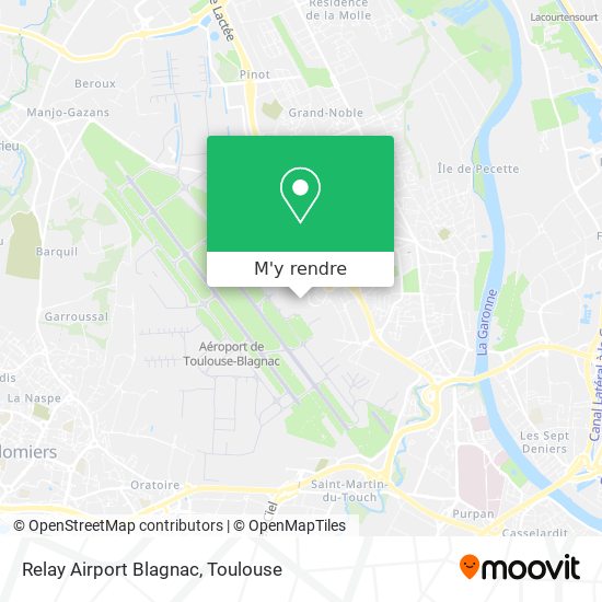 Relay Airport Blagnac plan