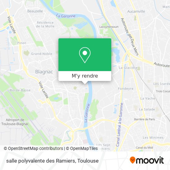 salle polyvalente des Ramiers plan