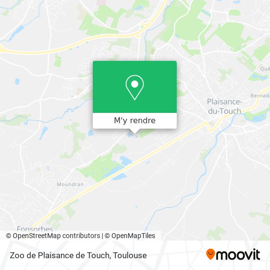 Zoo de Plaisance de Touch plan
