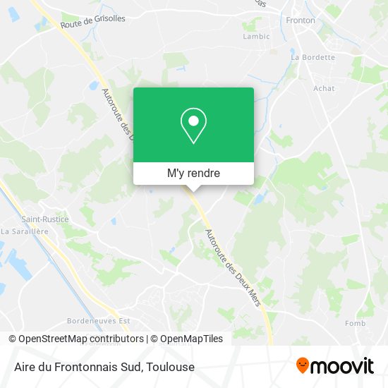 Aire du Frontonnais Sud plan