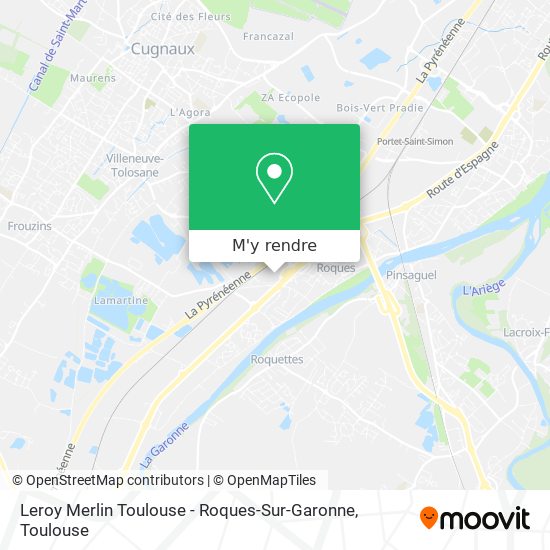 Leroy Merlin Toulouse - Roques-Sur-Garonne plan