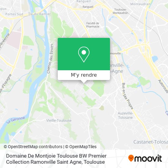 Domaine De Montjoie Toulouse BW Premier Collection Ramonville Saint Agne plan