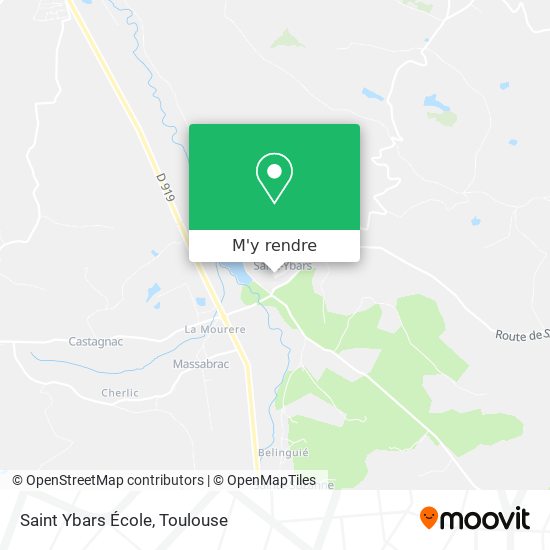 Saint Ybars École plan