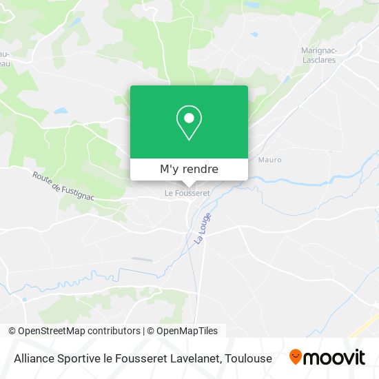 Alliance Sportive le Fousseret Lavelanet plan