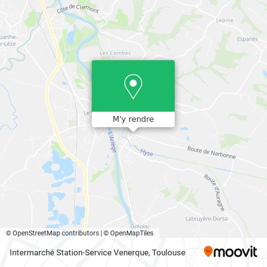 Intermarché Station-Service Venerque plan