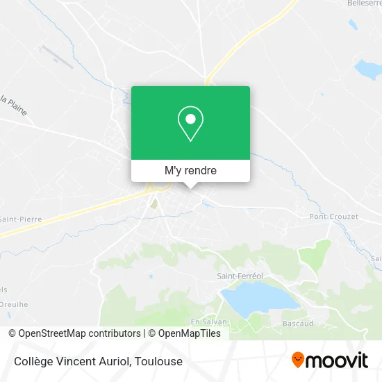 Collège Vincent Auriol plan