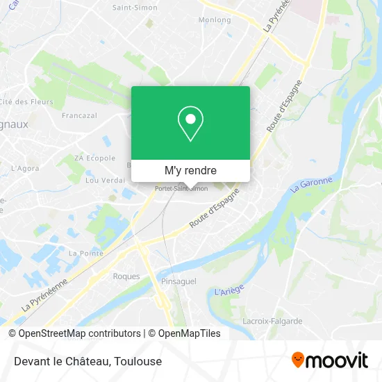 Devant le Château plan