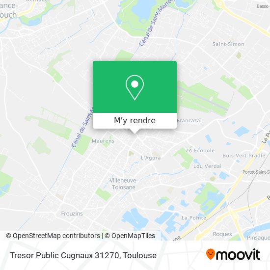 Tresor Public Cugnaux 31270 plan
