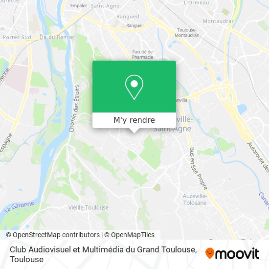 Club Audiovisuel et Multimédia du Grand Toulouse plan