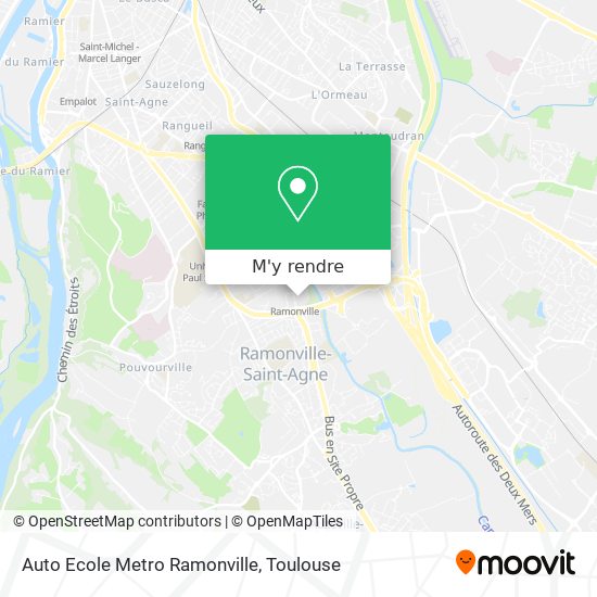 Auto Ecole Metro Ramonville plan