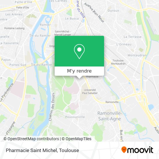 Pharmacie Saint Michel plan