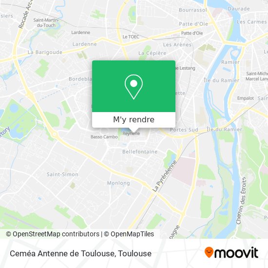 Ceméa Antenne de Toulouse plan