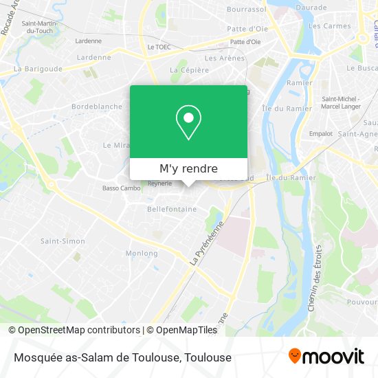 Mosquée as-Salam de Toulouse plan