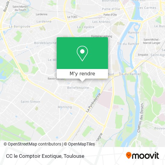 CC le Comptoir Exotique plan