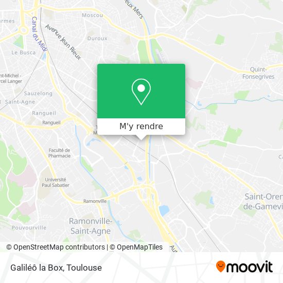 Galiléô la Box plan