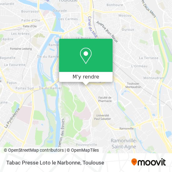 Tabac Presse Loto le Narbonne plan