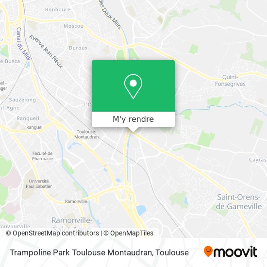 Trampoline Park Toulouse Montaudran plan