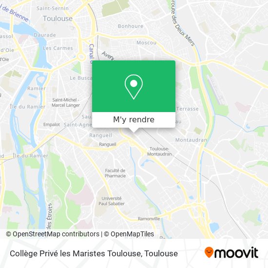 Collège Privé les Maristes Toulouse plan