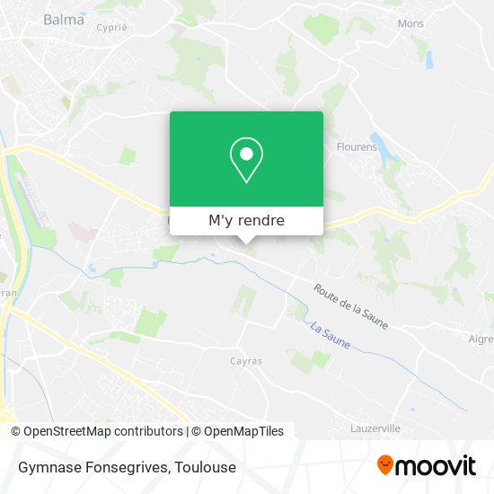 Gymnase Fonsegrives plan