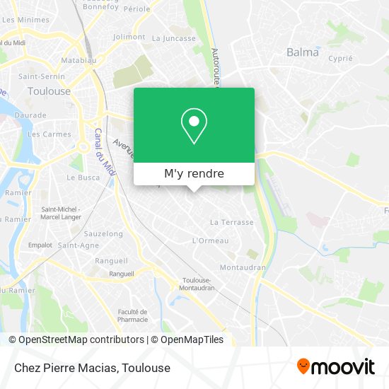 Chez Pierre Macias plan