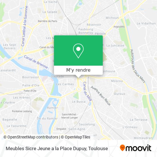 Meubles Sicre Jeune a la Place Dupuy plan