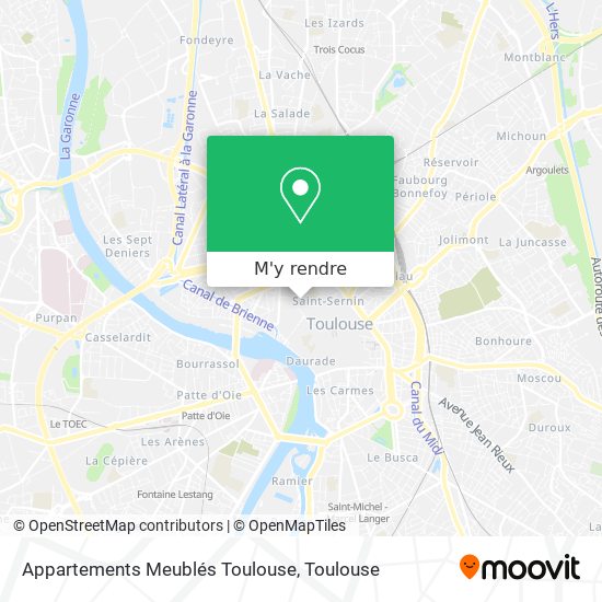 Appartements Meublés Toulouse plan