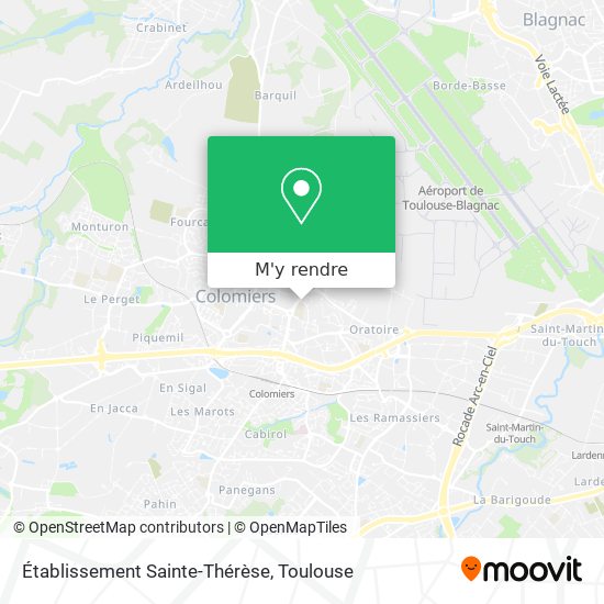 Établissement Sainte-Thérèse plan