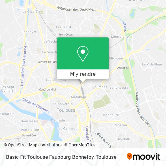 Basic-Fit Toulouse Faubourg Bonnefoy plan