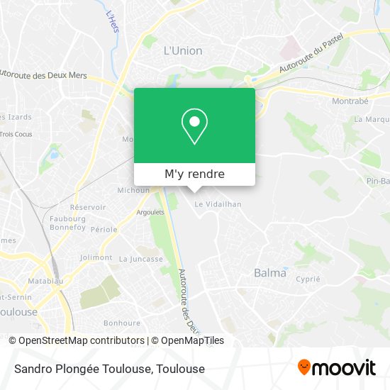 Sandro Plongée Toulouse plan