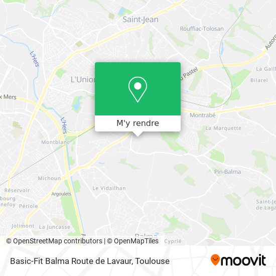 Basic-Fit Balma Route de Lavaur plan