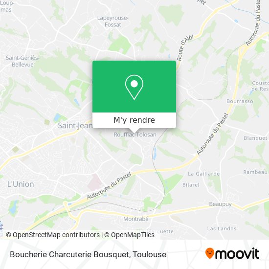 Boucherie Charcuterie Bousquet plan