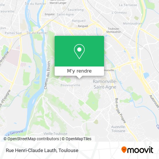 Rue Henri-Claude Lauth plan