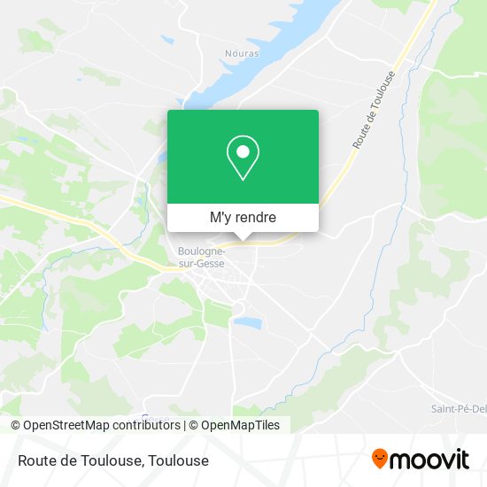 Route de Toulouse plan