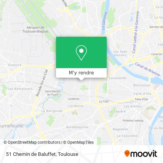 51 Chemin de Baluffet plan