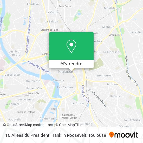 16 Allées du Président Franklin Roosevelt plan