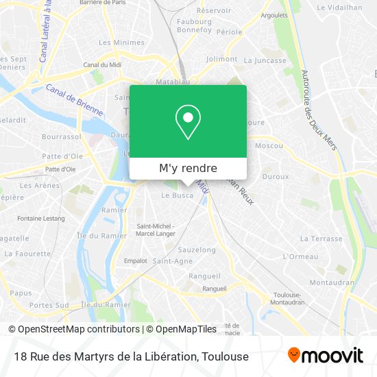 18 Rue des Martyrs de la Libération plan