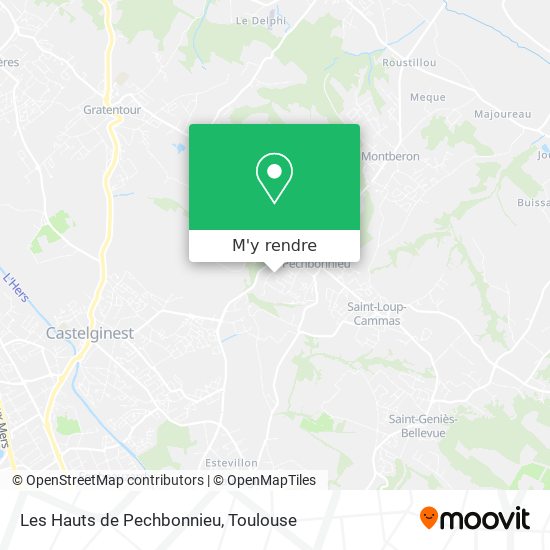 Les Hauts de Pechbonnieu plan