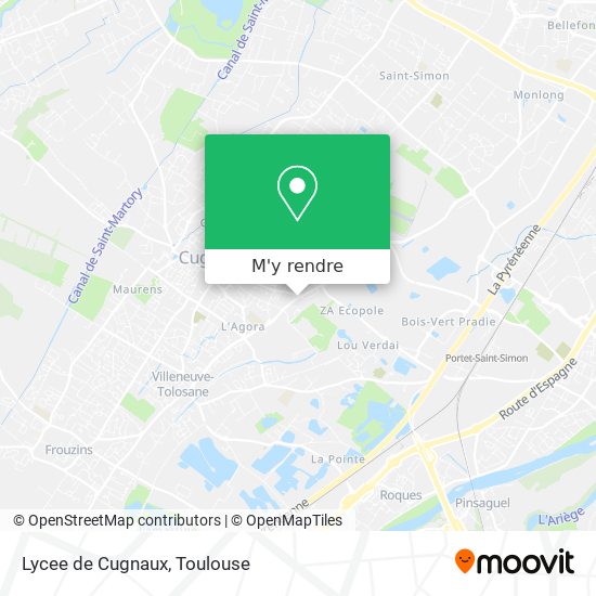 Lycee de Cugnaux plan