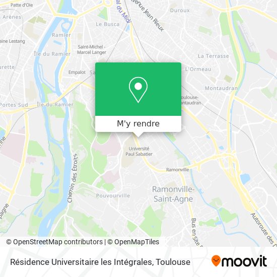 Résidence Universitaire les Intégrales plan