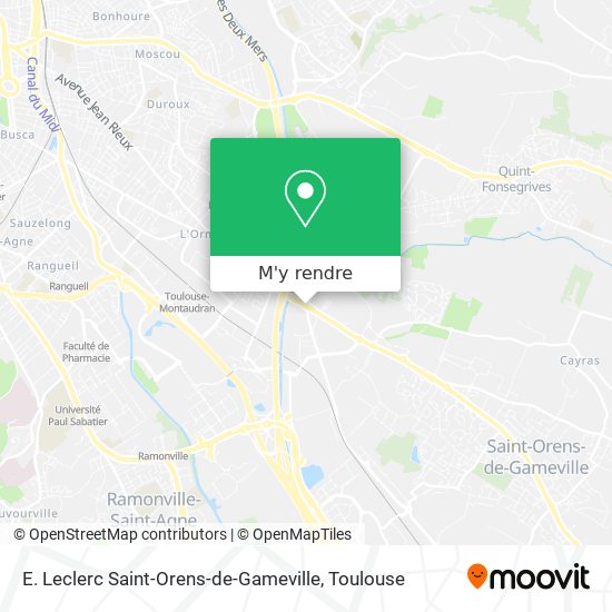 E. Leclerc Saint-Orens-de-Gameville plan