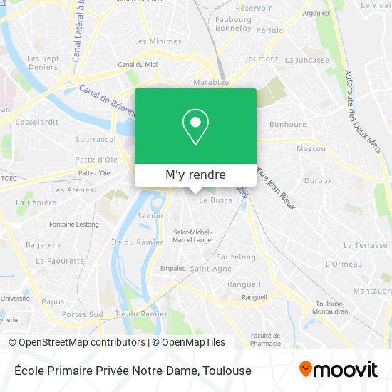 École Primaire Privée Notre-Dame plan