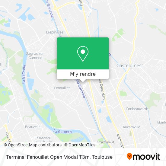 Terminal Fenouillet Open Modal T3m plan