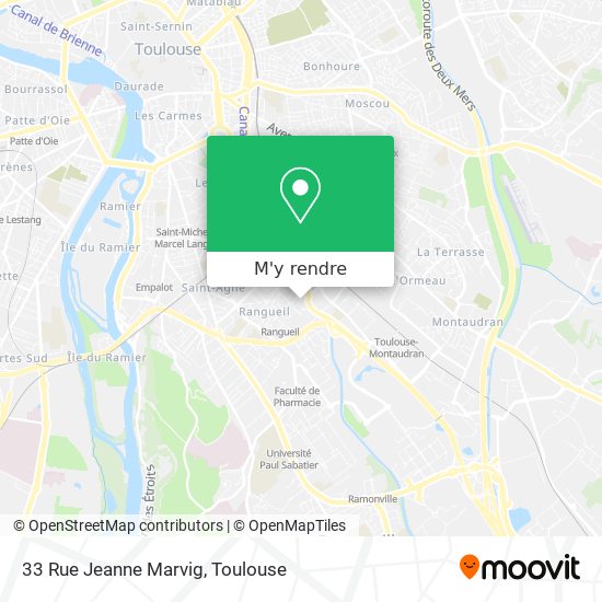 33 Rue Jeanne Marvig plan
