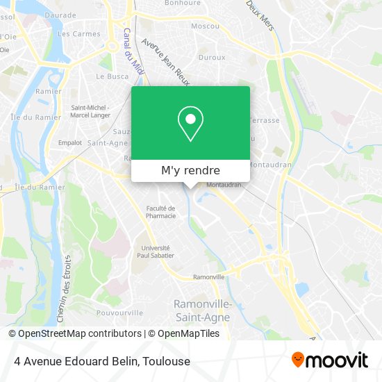 4 Avenue Edouard Belin plan