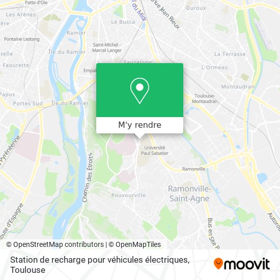 Station de recharge pour véhicules électriques plan