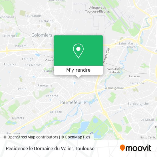 Résidence le Domaine du Valier plan