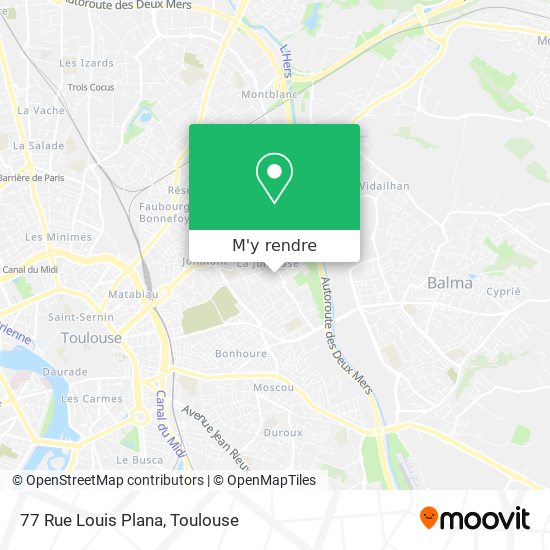 77 Rue Louis Plana plan