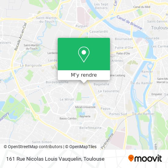 161 Rue Nicolas Louis Vauquelin plan