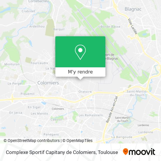 Complexe Sportif Capitany de Colomiers plan
