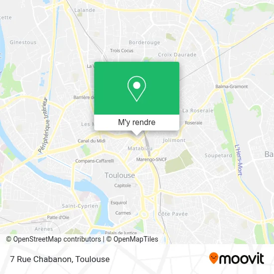 7 Rue Chabanon plan